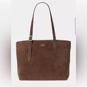 Kate Spade Brown Suede Tote